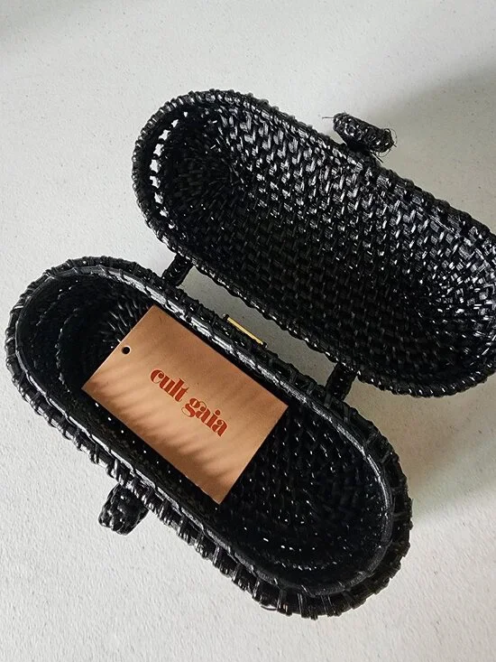 Cult Gaia Small Rattan Bag "LIKE NEW" - Picture 9 of 16